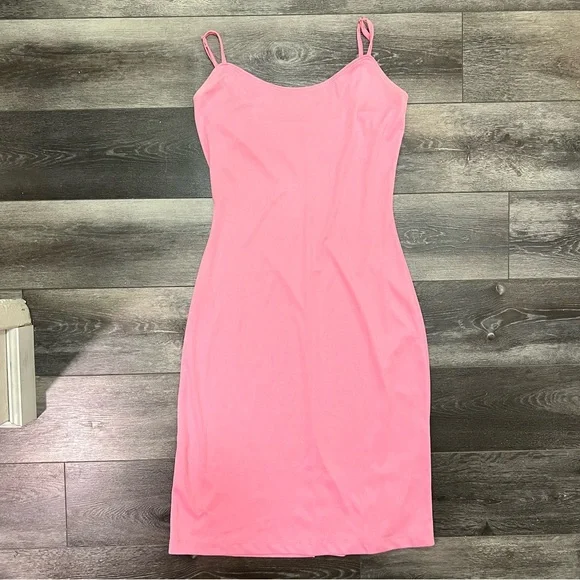 🚫SOLD🚫 Vintage Betsey Johnson Pink Sheer Midi Dress - Picture 5 of 7